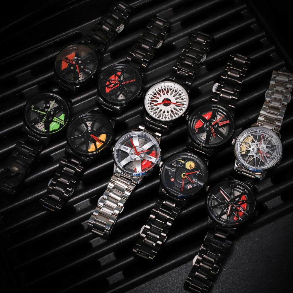 All car rim watches collection