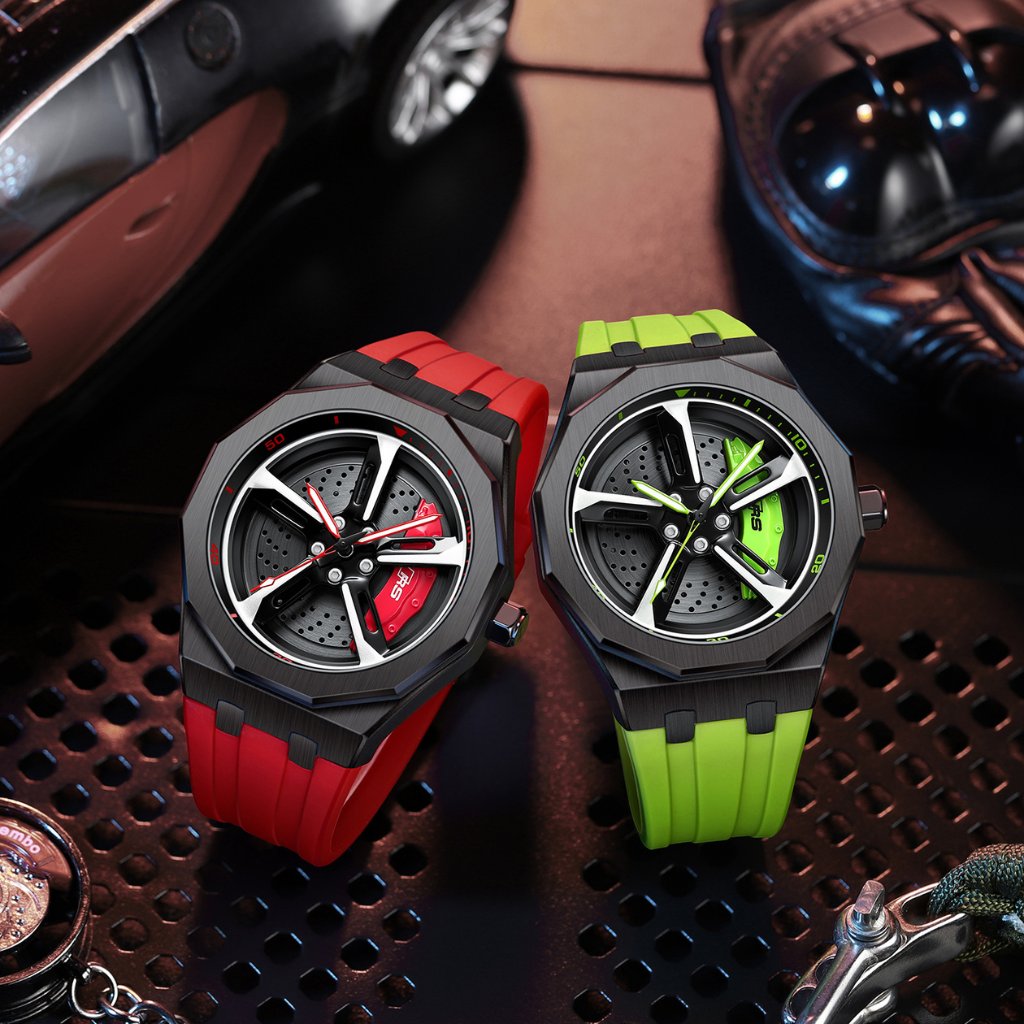 Exclusive car rim watch bundles