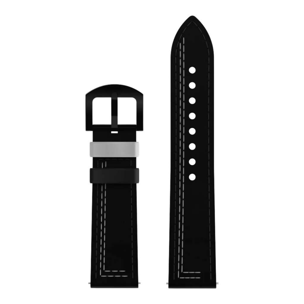 Leather White Strap