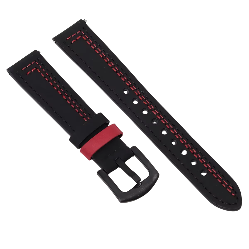 Leather Red Strap