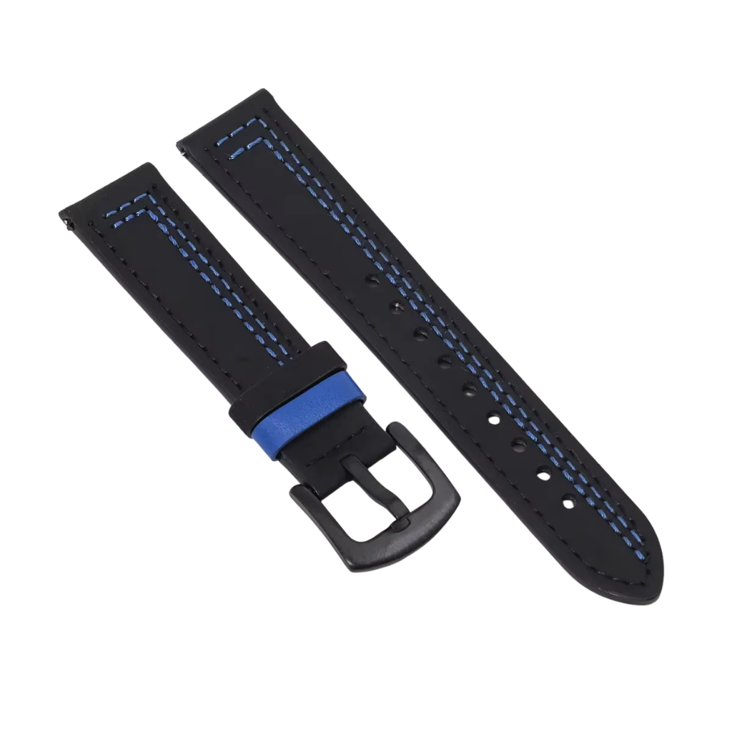 Leather Blue Strap