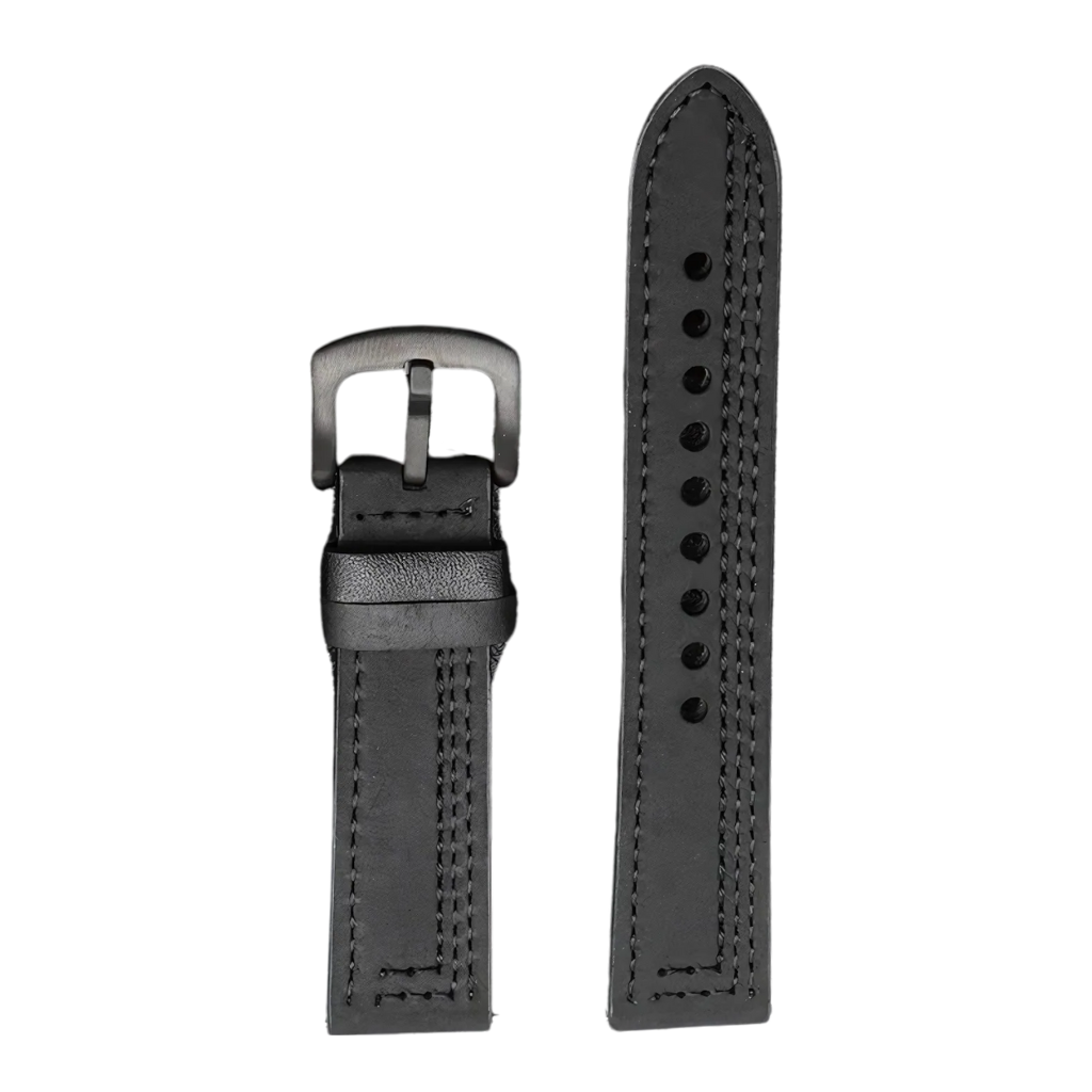 Leather Black Strap